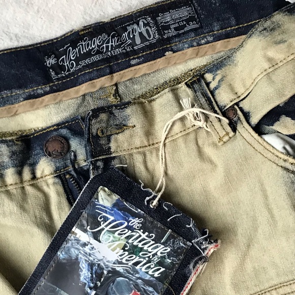 Denim Distillery The HERITAGE by AMERICA 76, Sz 42x34 NWT - Picture 5 of 7